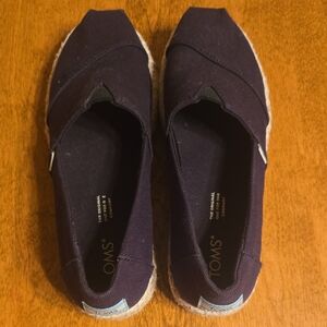Toms Black Flats Shoes